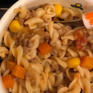 はじめてのミートソースパスタ(幼児食)